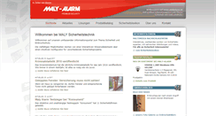 Desktop Screenshot of malyalarm.at